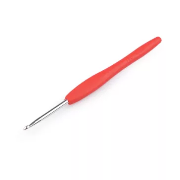   Horgolótű szilikon nyeles méretek 2,6 - 6-ig - 4 (4 mm) véletlen. színek (1 db-os csomagolás)