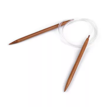   Bambusz körkötőtű 3; 3,5; 4; 4,5; 5; 5,5; 6; 6,5; 7; 8 - 9 (7 mm) sötét bambusz (1 db-os csomagolás)