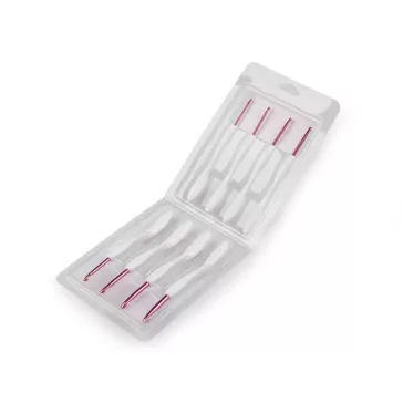  Ergonomikus horgolótű készlet, rózsa virág - 1 rózsaszín (1 szett)