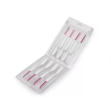   Ergonomikus horgolótű készlet, rózsa virág - 1 rózsaszín (3 szett)