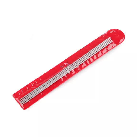 Alu kesztyű zokni kötőtű 2; 2,5; 3; 3,5; 4; 4,5; 5 - 1 (2 mm) nikkel (5 szett) Alu kesztyű zokni kötőtű 2; 2,5; 3; 3,5; 4; 4,5; 5 - 1 (2 mm) nikkel (5 szett)