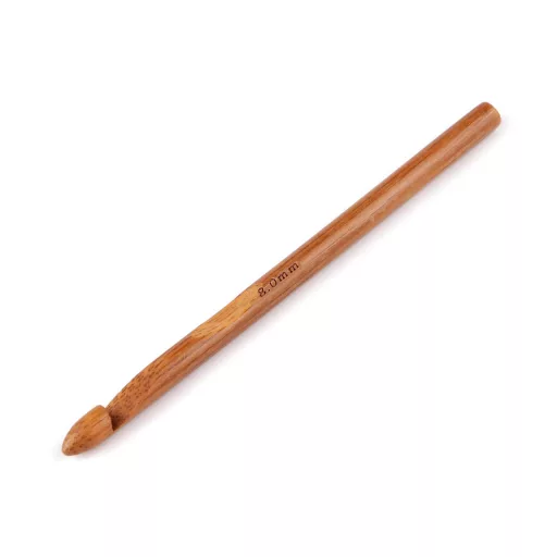 Bambusz horgolótű 6; 7; 8; 10