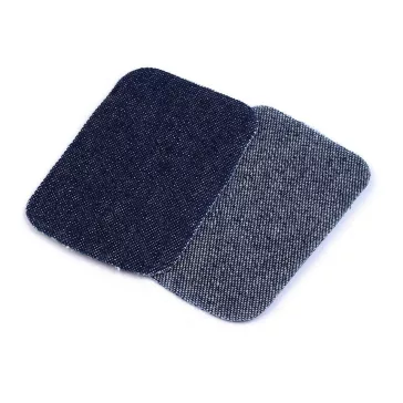   Felvasalható folt farmeranyag 7,6x4,9 cm - 3 kék sötét (5 zacskó)