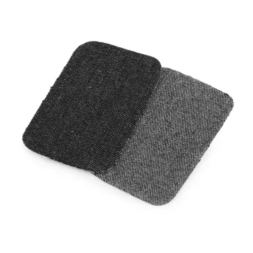   Felvasalható folt farmeranyag 7,6x4,9 cm - 6 fekete (20 zacskó)