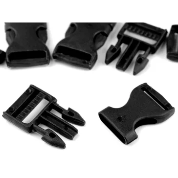 Műanyag tuk csat 20 mm-es - 1 (1) fehér (100 pr)
