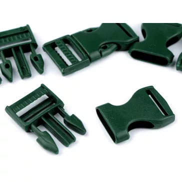 Műanyag tuk csat 20 mm-es - 1 (1) fehér (30 pr)