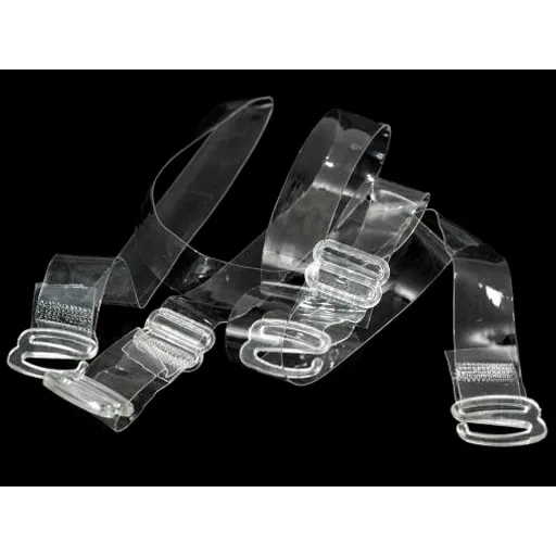 Műanyag kapcsos Szilikon melltartópánt szélessége 15 mm
