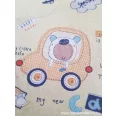 Cheerful small dogs children's pattern cotton batiszt