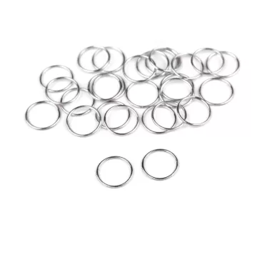  Karika mosható Ø6; Ø8; Ø10; Ø12; Ø15 mm - 2 (Ø8 mm) nikkel (1000 db-os csomagolás)