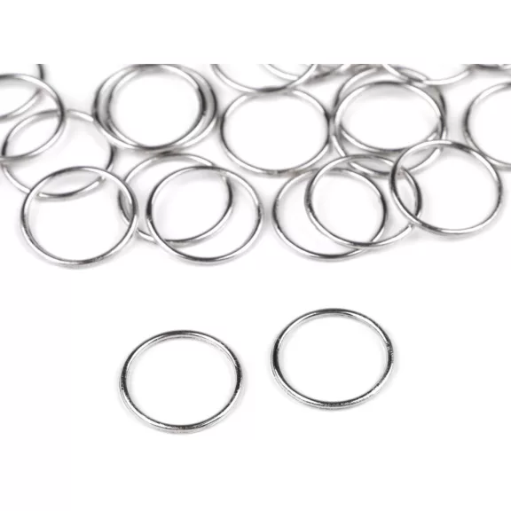 Karika mosható Ø6; Ø8; Ø10; Ø12; Ø15 mm - 5 (Ø15 mm) nikkel (50 db-os csomagolás) Karika mosható Ø6; Ø8; Ø10; Ø12; Ø15 mm - 5 (Ø15 mm) nikkel (50 db-os csomagolás)