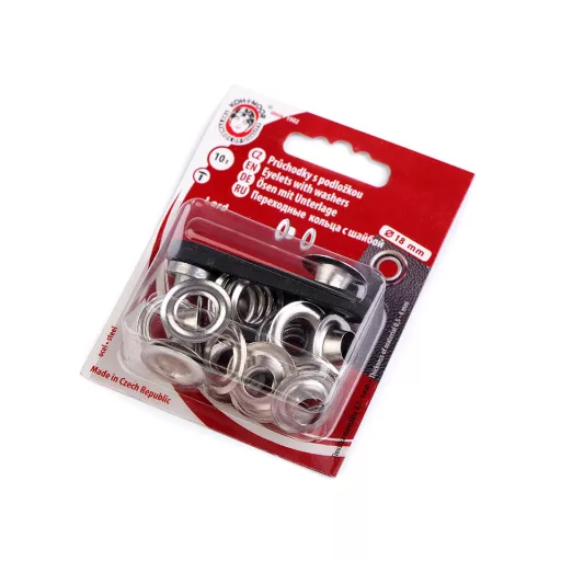 Ringli alátéttel belső Ø8 mm / külső Ø18 mm