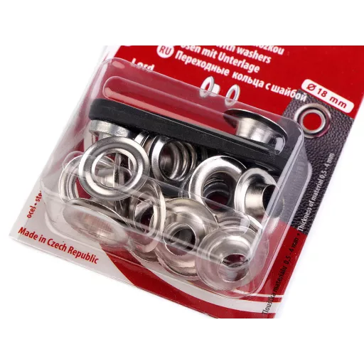 Ringli alátéttel belső Ø8 mm / külső Ø18 mm