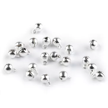 Csengettyű Ø6 mm - 1 ezüst (20 db-os csomagolás)