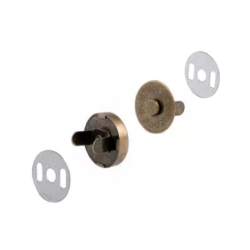 Mágneszár Ø18 mm nikkel - 3 ósárgaréz (5 szett)