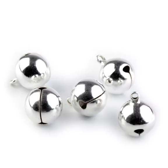 Csengettyű Ø20 mm - 1 ezüst (100 db-os csomagolás) Csengettyű Ø20 mm - 1 ezüst (100 db-os csomagolás)