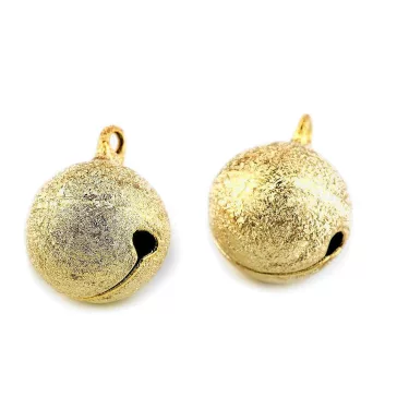 Csengettyű Ø20 mm GLITTER - 3 arany (10 db-os csomagolás)