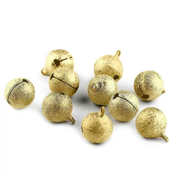 Csengettyű Ø20 mm GLITTER - 3 arany (5 db-os csomagolás)