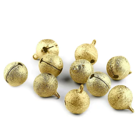 Csengettyű Ø20 mm GLITTER - 3 arany (5 db-os csomagolás) Csengettyű Ø20 mm GLITTER - 3 arany (5 db-os csomagolás)
