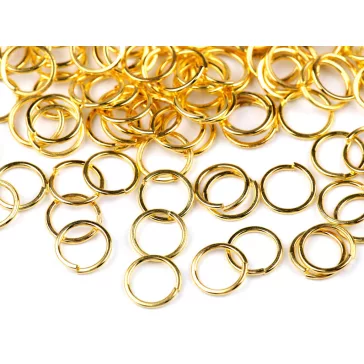 Összekötő karika Ø8 mm - 5 arany (300 g-os csomagolás)