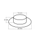 Ringli alátéttel belső Ø12 mm / külső Ø24 mm
