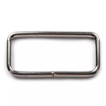   Bújtató / téglalap 39 mm - 1 nikkel (50 db-os csomagolás)