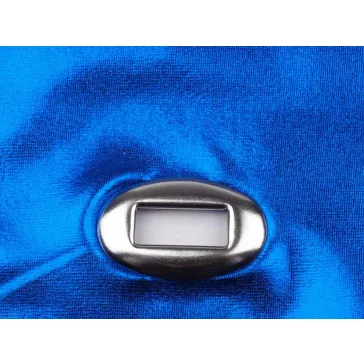 Fém táska zár 20x32 mm forgó kapocs - nikkel (50 szett)