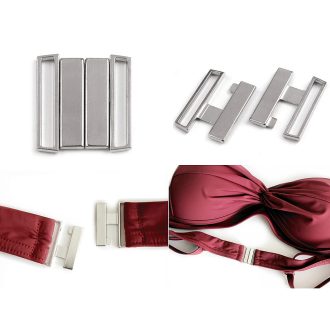 Fürdőruha kapocs szélessége 25 mm fém