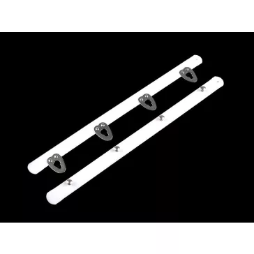   Korzet kapocs szélessége 12 mm hossza 20; 25 cm - 2 (20 cm) fehér (5 pr)