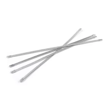   Korzet merevítő szélessége 5 mm több hosszban - 2 25 cm ezüst (20 db-os csomagolás)