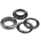 Ringli alátéttel belső Ø22 mm / külső Ø34 mm - 3 nikkel fekete (500 pár)