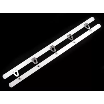   Korzetkapocs 12 mm-es hossza 30; 35 cm - 2 (35 cm) fehér (5 pr)