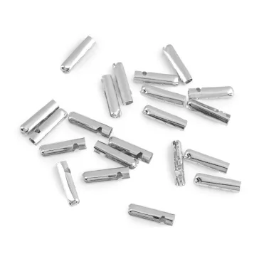   Fém zsinórvég Ø3,3 mm sima - 1 nikkel (500 db-os csomagolás)