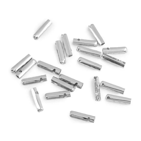 Fém zsinórvég Ø3,3 mm sima - 1 nikkel (5 db-os csomagolás) Fém zsinórvég Ø3,3 mm sima - 1 nikkel (5 db-os csomagolás)