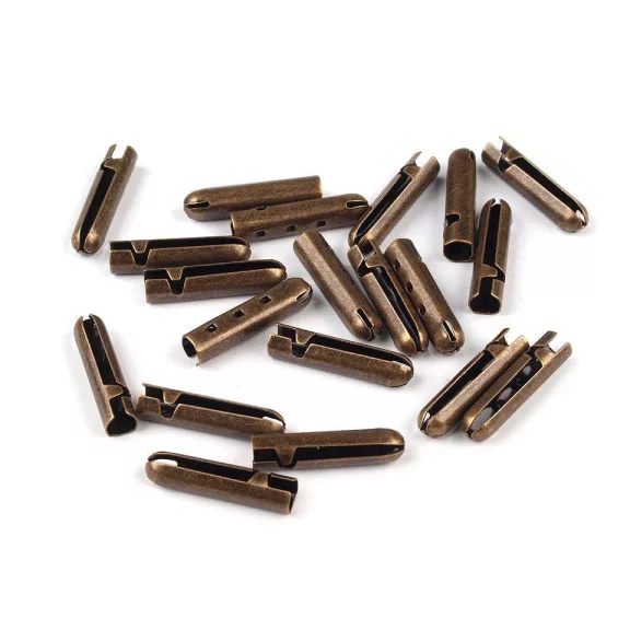 Fém zsinórvég Ø3,3 mm sima - 2 ósárgaréz (50 db-os csomagolás) Fém zsinórvég Ø3,3 mm sima - 2 ósárgaréz (50 db-os csomagolás)