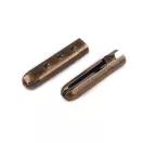 Fém zsinórvég Ø3,3 mm sima - 2 ósárgaréz (5 db-os csomagolás) Fém zsinórvég Ø3,3 mm sima - 2 ósárgaréz (5 db-os csomagolás)