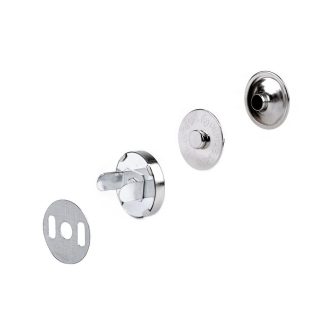 Mágneses kapocs Ø18 mm szegeccsel