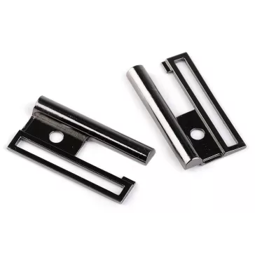 Fém kabátcsat szélessége 50 mm - 3 antik nikkel (30 pr)