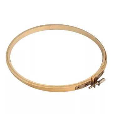   Bambusz hímzőkeret Ø18 cm - világos bambusz (4 db-os csomagolás)