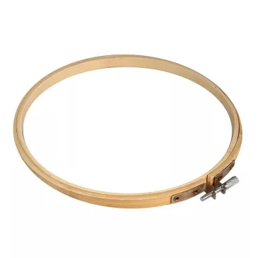   Bambusz hímzőkeret Ø18 cm - világos bambusz (4 db-os csomagolás)