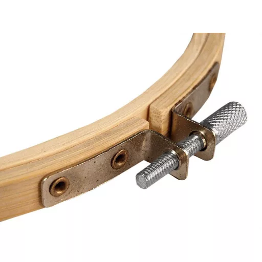 Bambusz hímzőkeret Ø18 cm