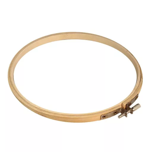 Bambusz hímzőkeret Ø18 cm