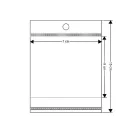 PP ragasztócsíkos celofán tasak jellegű BOPP tasak akasztóval 7x9cm - átlátszó (100 db-os csomagolás) PP ragasztócsíkos celofán tasak jellegű BOPP tasak akasztóval 7x9cm - átlátszó (100 db-os csomagolás)