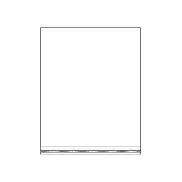   PP ragasztócsíkos celofán tasak jellegű BOPP tasak 30x38 cm - átlátszó (4000 db-os csomagolás)