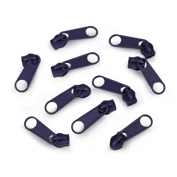 Cipzárkocsi spirálos cipzárhoz No 5 - 330 blue dark (500 db-os csomagolás) Cipzárkocsi spirálos cipzárhoz No 5 - 330 blue dark (500 db-os csomagolás)