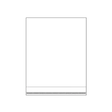   PP ragasztócsíkos celofán tasak jellegű BOPP tasak 13x14,5cm - átlátszó (22000 db-os csomagolás)