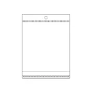 PP ragasztócsíkos celofán tasak jellegű BOPP tasak akasztóval 10x13,5 cm - átlátszó (24000 db-os csomagolás)