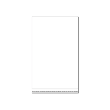  PP ragasztócsíkos celofán tasak jellegű BOPP tasak 17x28 cm - átlátszó (9600 db-os csomagolás)