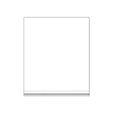   PP ragasztócsíkos celofán tasak jellegű BOPP tasak 50x60 cm - átlátszó (2000 db-os csomagolás)
