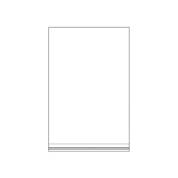   PP ragasztócsíkos celofán tasak jellegű BOPP tasak 26x40 cm - átlátszó (1000 db-os csomagolás)