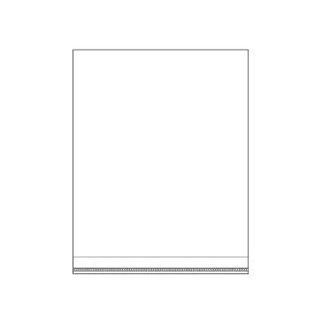   PP ragasztócsíkos celofán tasak jellegű BOPP tasak 20x20 c - átlátszó (500 db-os csomagolás)